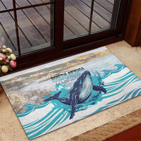 South Africa Whale Rubber Doormat Hermanus Fest - Wonder Print Shop