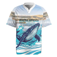 Personalized South Africa Whale Rugby Jersey Hermanus Fest - Wonder Print Shop