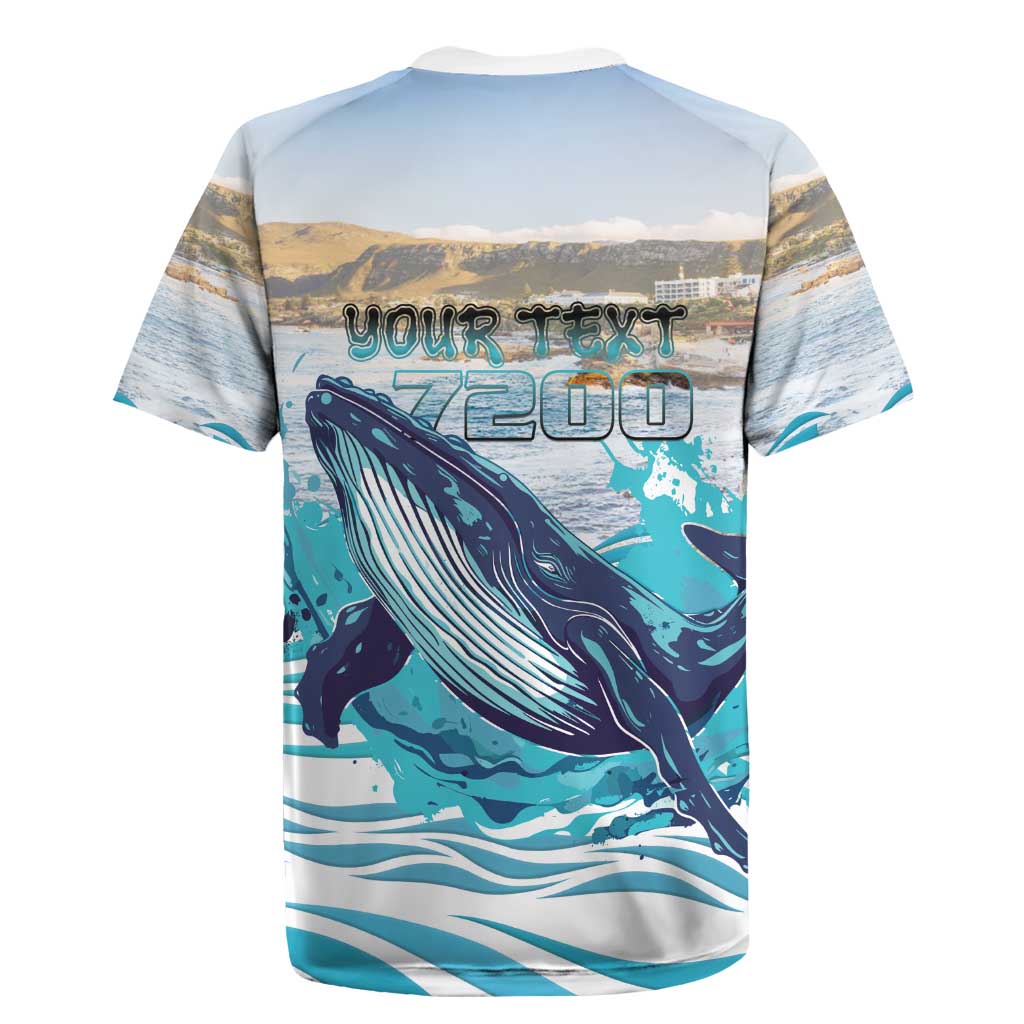 Personalized South Africa Whale Rugby Jersey Hermanus Fest - Wonder Print Shop