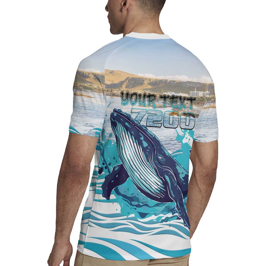 Personalized South Africa Whale Rugby Jersey Hermanus Fest - Wonder Print Shop