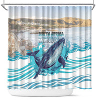 South Africa Whale Shower Curtain Hermanus Fest - Wonder Print Shop