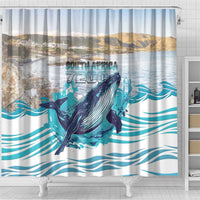 South Africa Whale Shower Curtain Hermanus Fest - Wonder Print Shop