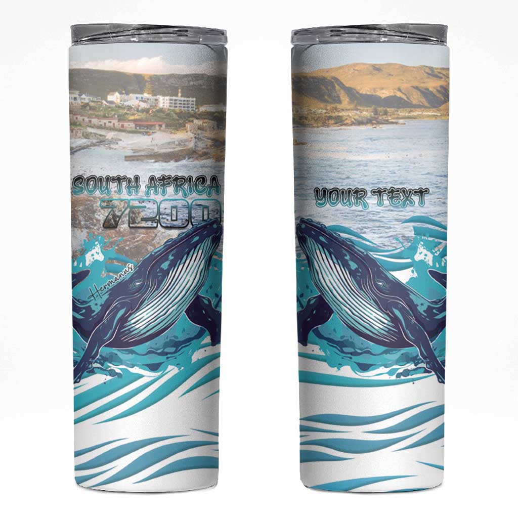 Personalized South Africa Whale Skinny Tumbler Hermanus Fest - Wonder Print Shop