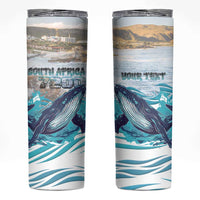 Personalized South Africa Whale Skinny Tumbler Hermanus Fest - Wonder Print Shop