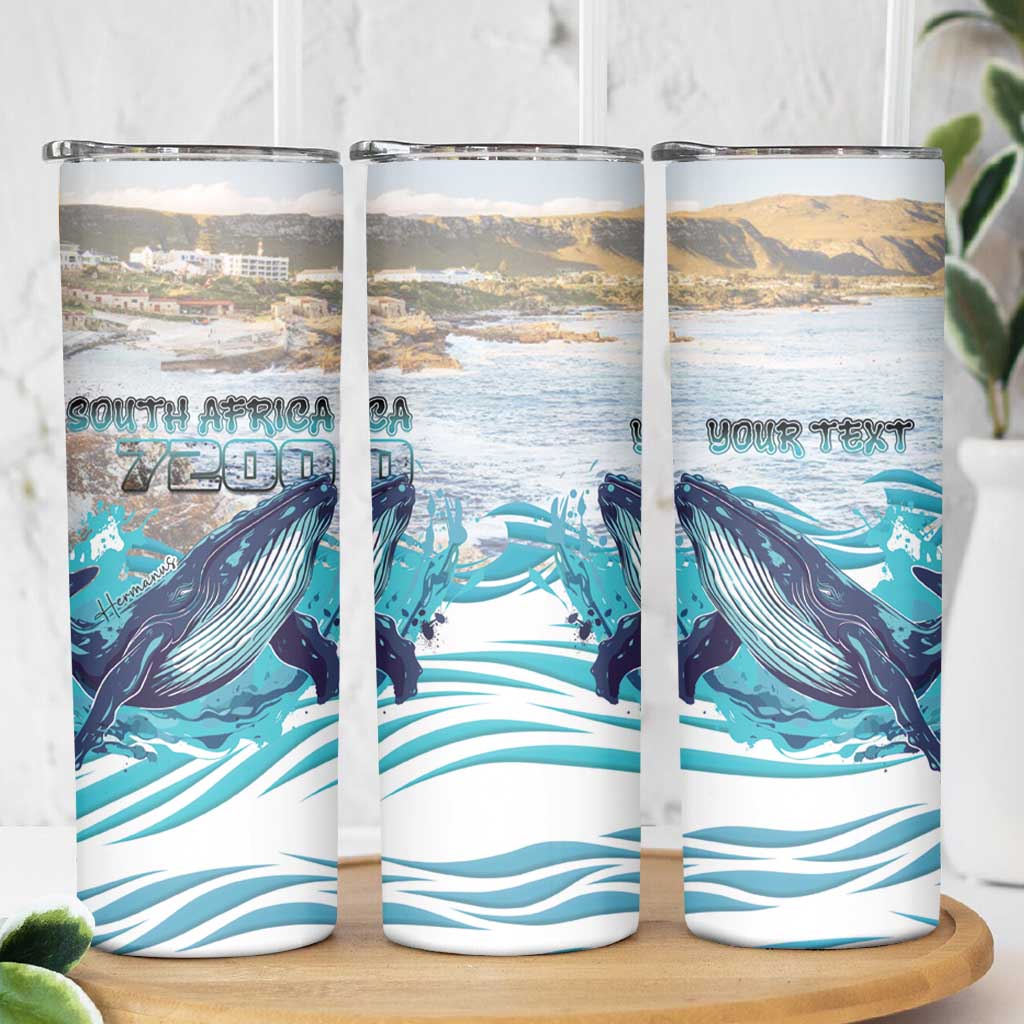 Personalized South Africa Whale Skinny Tumbler Hermanus Fest - Wonder Print Shop