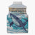 Personalized South Africa Whale Sleeveless Puffer Jacket Hermanus Fest - Wonder Print Shop
