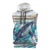Personalized South Africa Whale Sleeveless Zip Hoodie Hermanus Fest - Wonder Print Shop