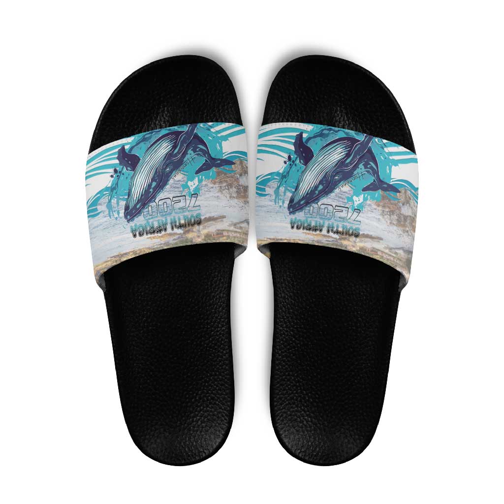 South Africa Whale Slide Sandals Hermanus Fest - Wonder Print Shop