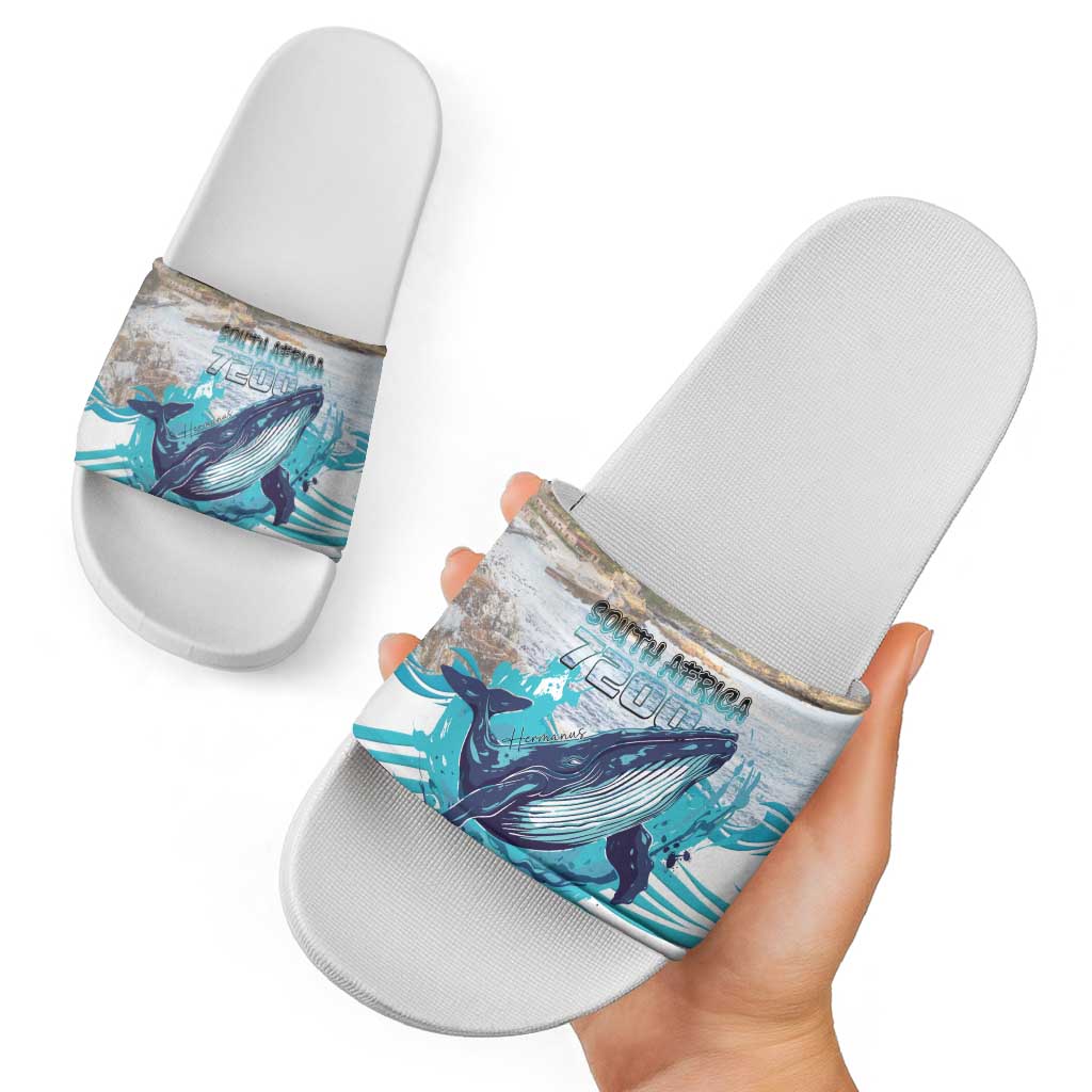 South Africa Whale Slide Sandals Hermanus Fest - Wonder Print Shop