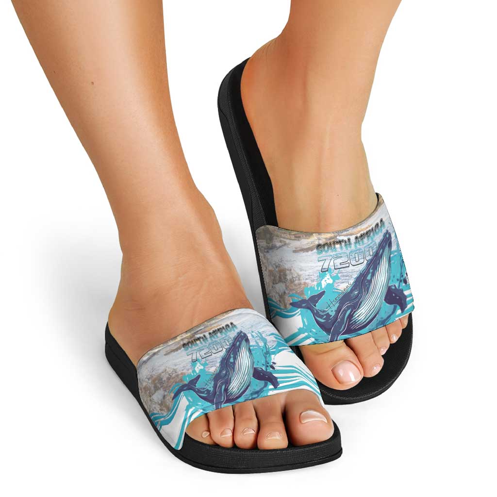 South Africa Whale Slide Sandals Hermanus Fest - Wonder Print Shop