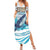 Personalized South Africa Whale Summer Maxi Dress Hermanus Fest - Wonder Print Shop