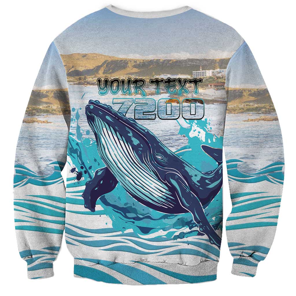 Personalized South Africa Whale Sweatshirt Hermanus Fest - Wonder Print Shop
