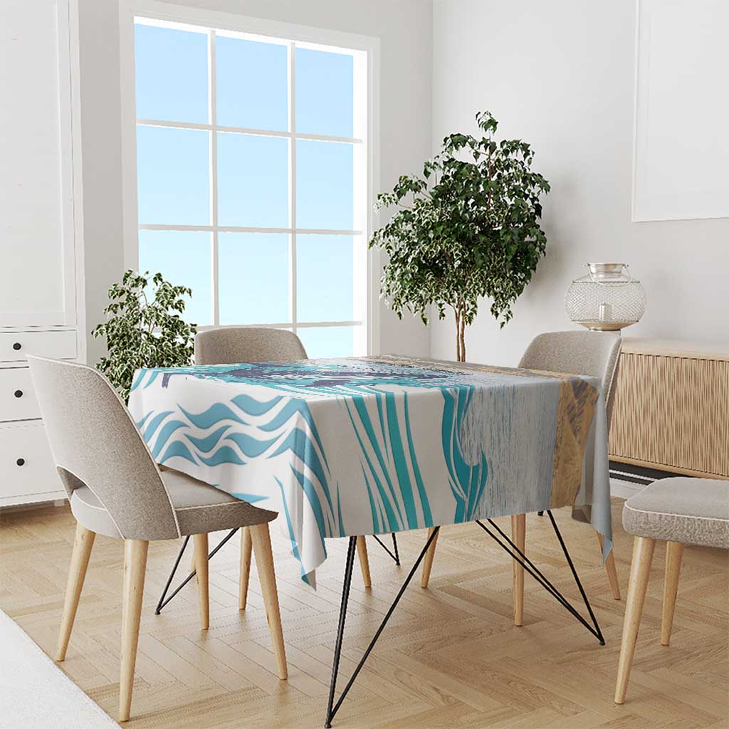 South Africa Whale Tablecloth Hermanus Fest - Wonder Print Shop