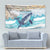 South Africa Whale Tapestry Hermanus Fest - Wonder Print Shop