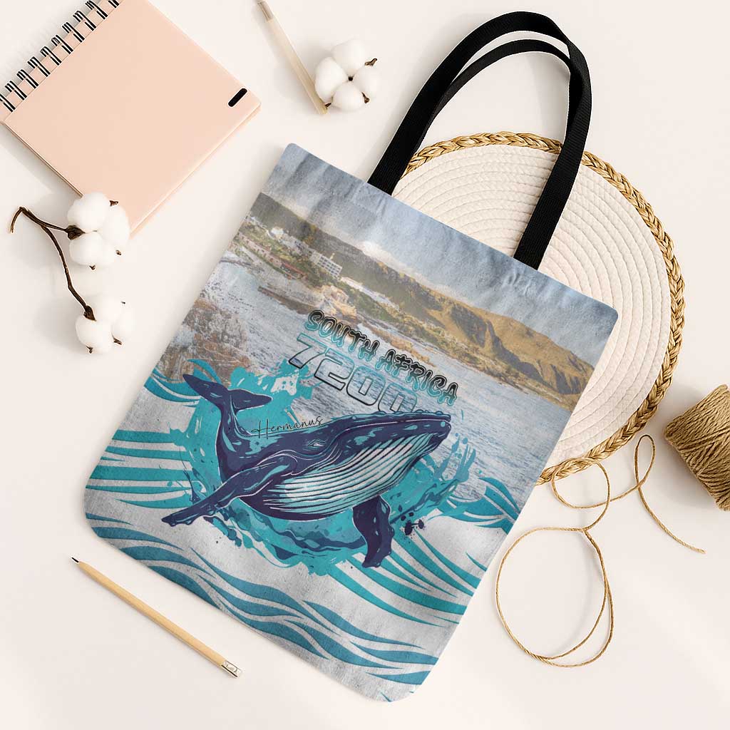 South Africa Whale Tote Bag Hermanus Fest - Wonder Print Shop
