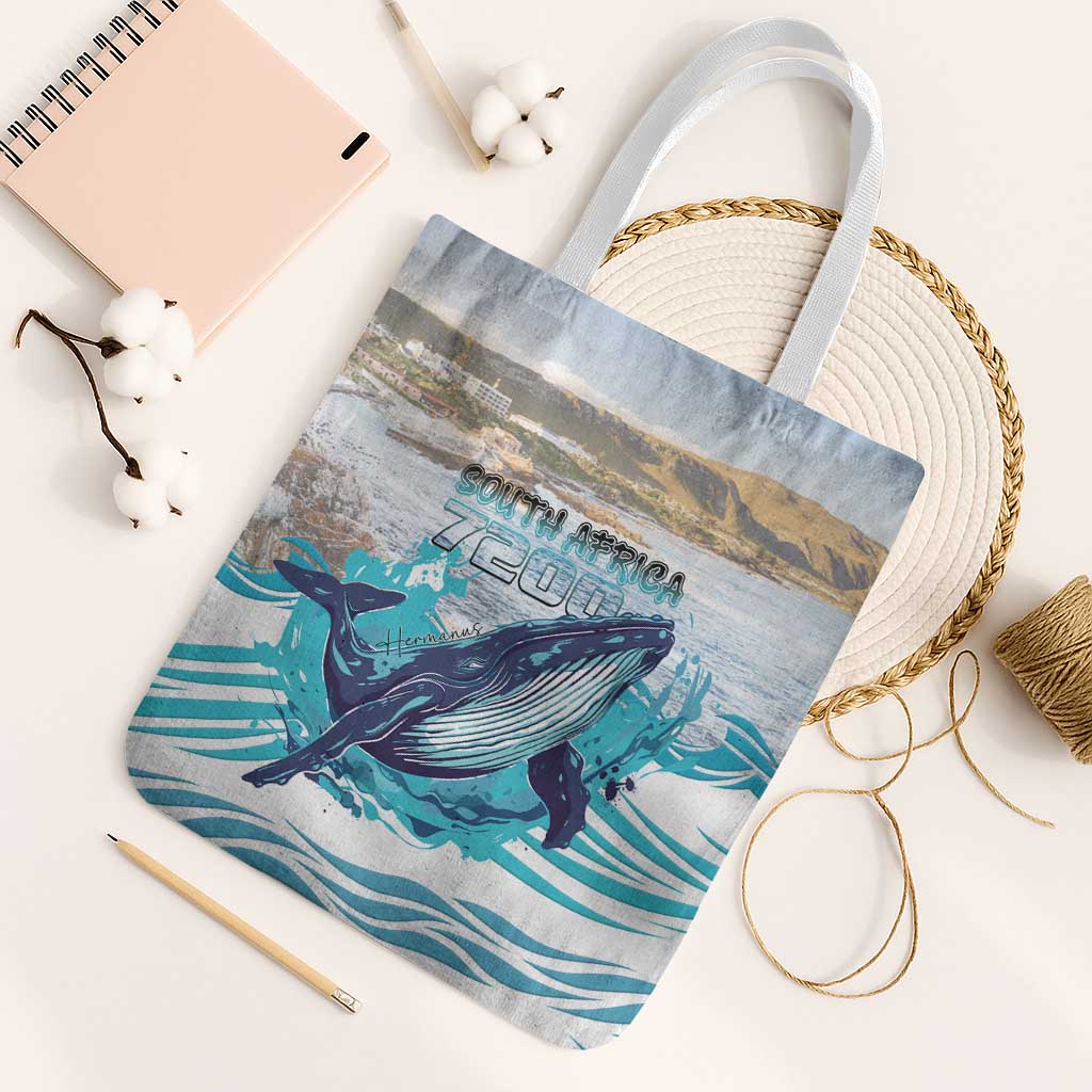 South Africa Whale Tote Bag Hermanus Fest - Wonder Print Shop