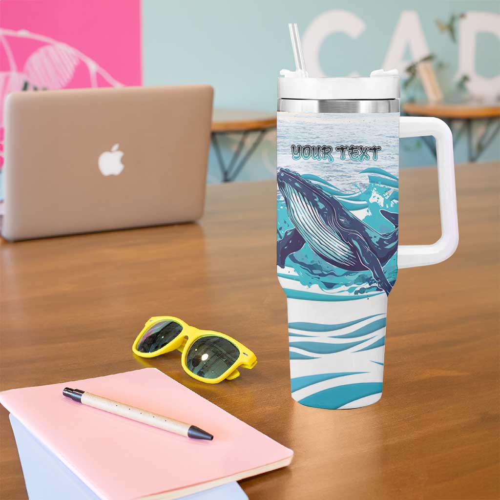 Personalized South Africa Whale Tumbler With Handle Hermanus Fest - Wonder Print Shop