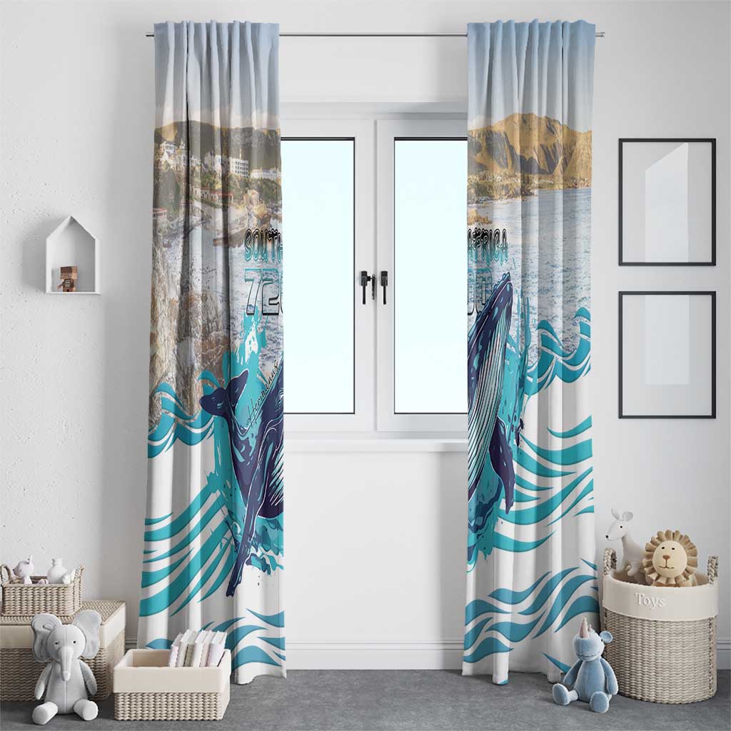 South Africa Whale Window Curtain Hermanus Fest - Wonder Print Shop