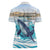Personalized South Africa Whale Women Polo Shirt Hermanus Fest - Wonder Print Shop
