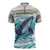 Personalized South Africa Whale Zipper Polo Shirt Hermanus Fest - Wonder Print Shop