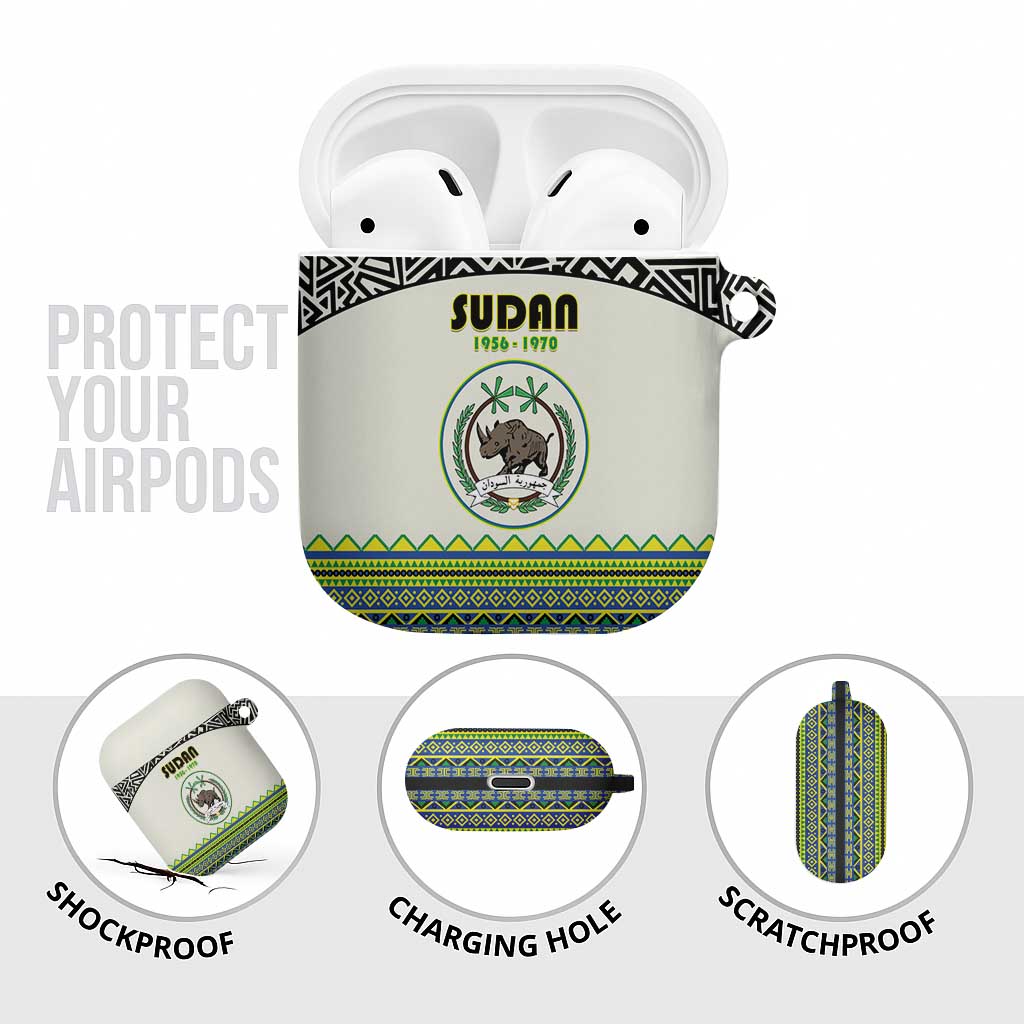 Sudan 1956-1970 AirPods Case With African Pattern - Wonder Print Shop