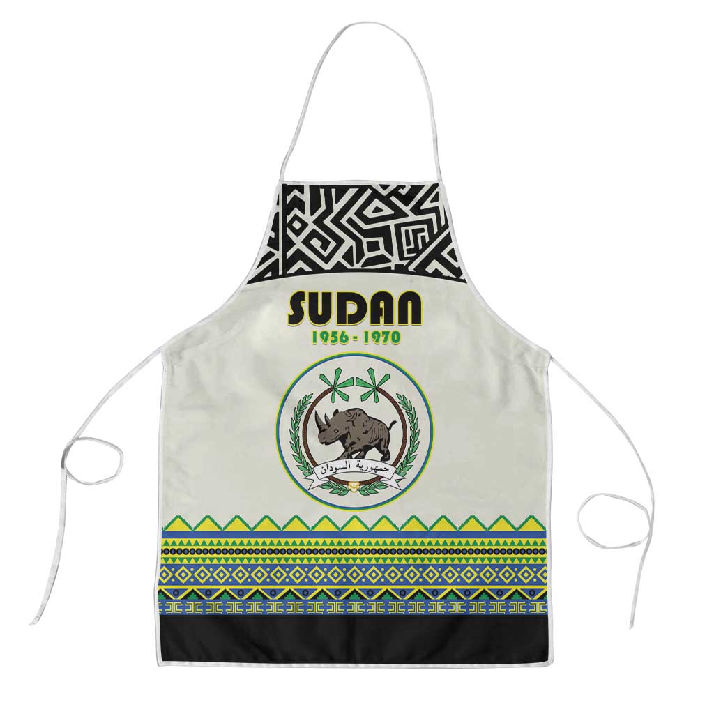 Sudan 1956-1970 Apron With African Pattern - Wonder Print Shop