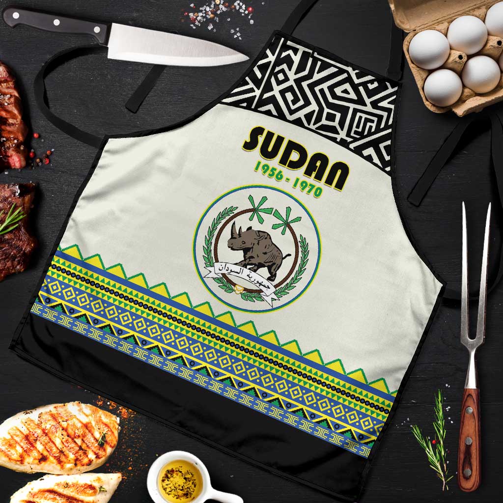 Sudan 1956-1970 Apron With African Pattern - Wonder Print Shop