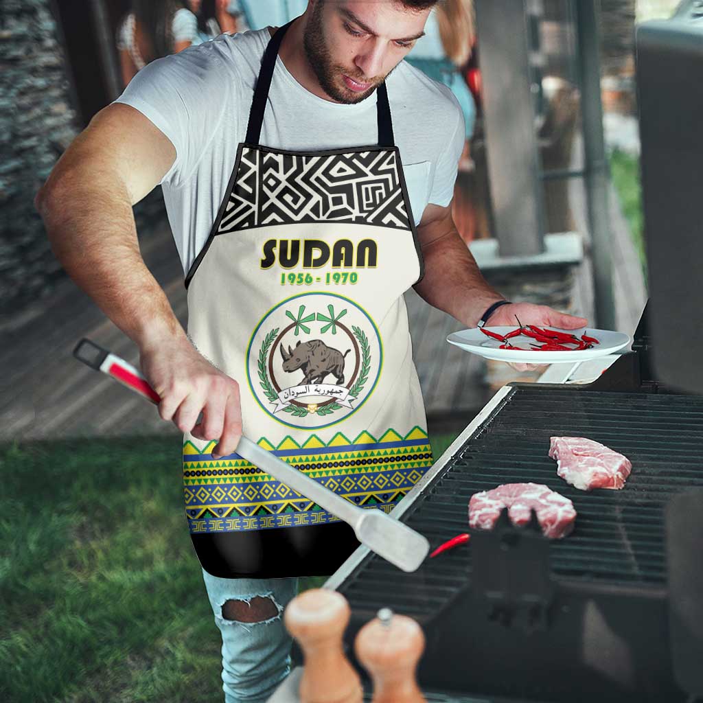 Sudan 1956-1970 Apron With African Pattern - Wonder Print Shop