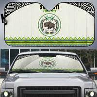 Sudan 1956-1970 Auto Sun Shade With African Pattern - Wonder Print Shop