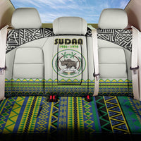 Sudan 1956-1970 Back Car Seat Cover With African Pattern - Wonder Print Shop
