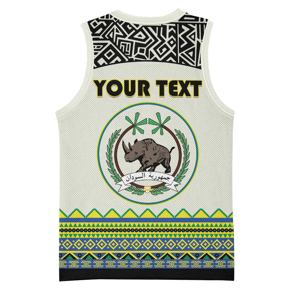 Personalized Sudan 1956-1970 Basketball Jersey With African Pattern - Wonder Print Shop