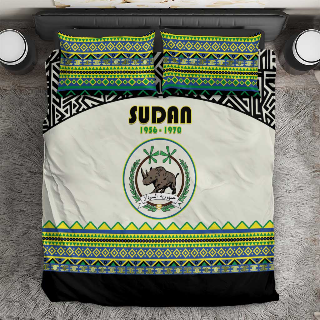 Sudan 1956-1970 Bedding Set With African Pattern - Wonder Print Shop