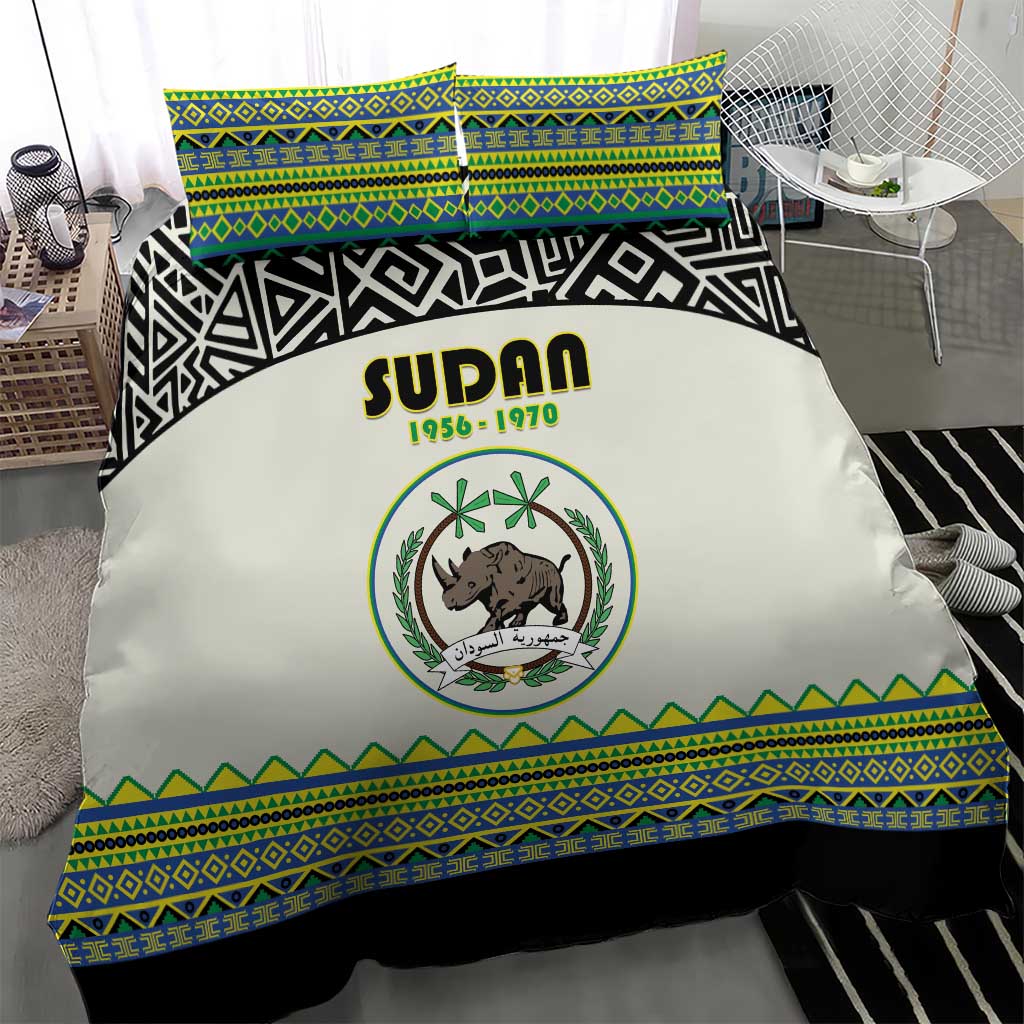 Sudan 1956-1970 Bedding Set With African Pattern - Wonder Print Shop