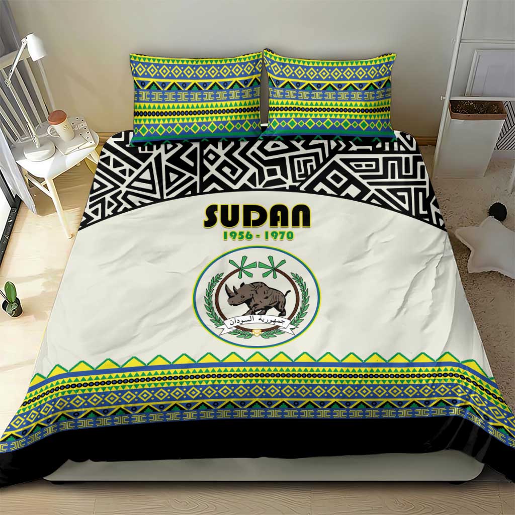 Sudan 1956-1970 Bedding Set With African Pattern - Wonder Print Shop