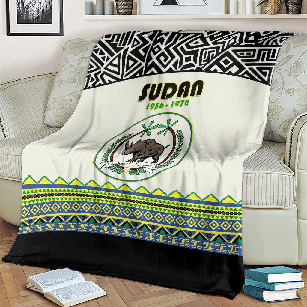 Sudan 1956-1970 Blanket With African Pattern - Wonder Print Shop