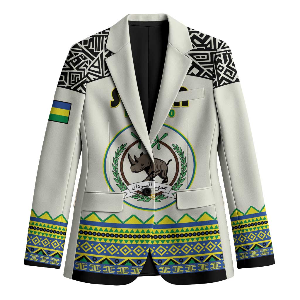 Personalized Sudan 1956-1970 Blazer With African Pattern - Wonder Print Shop