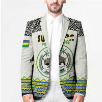 Personalized Sudan 1956-1970 Blazer With African Pattern - Wonder Print Shop