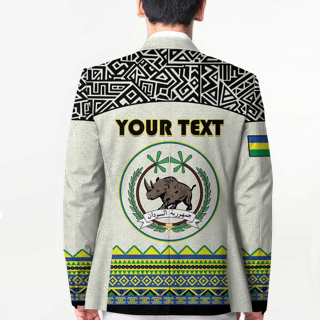 Personalized Sudan 1956-1970 Blazer With African Pattern - Wonder Print Shop