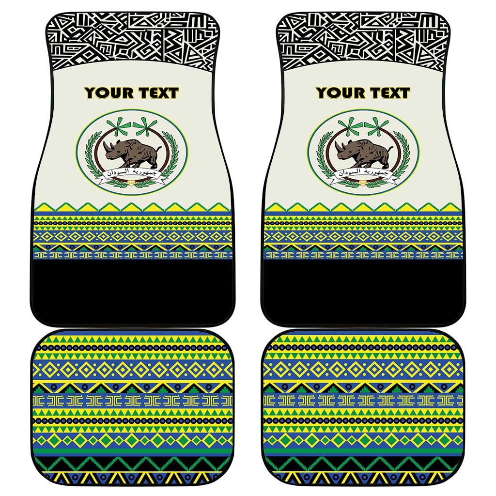 Sudan 1956-1970 Car Mats With African Pattern - Wonder Print Shop