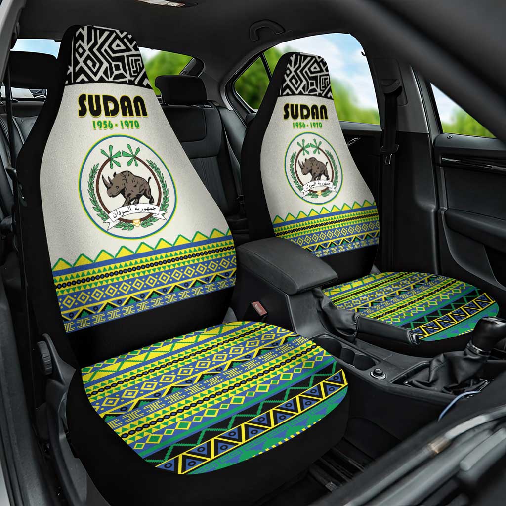 Sudan 1956-1970 Car Seat Cover With African Pattern - Wonder Print Shop