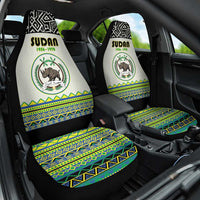 Sudan 1956-1970 Car Seat Cover With African Pattern - Wonder Print Shop