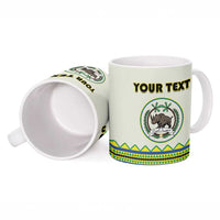 Personalized Sudan 1956-1970 Ceramic Mug With African Pattern - Wonder Print Shop