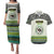 Personalized Sudan 1956-1970 Couples Matching Puletasi and Hawaiian Shirt With African Pattern - Wonder Print Shop