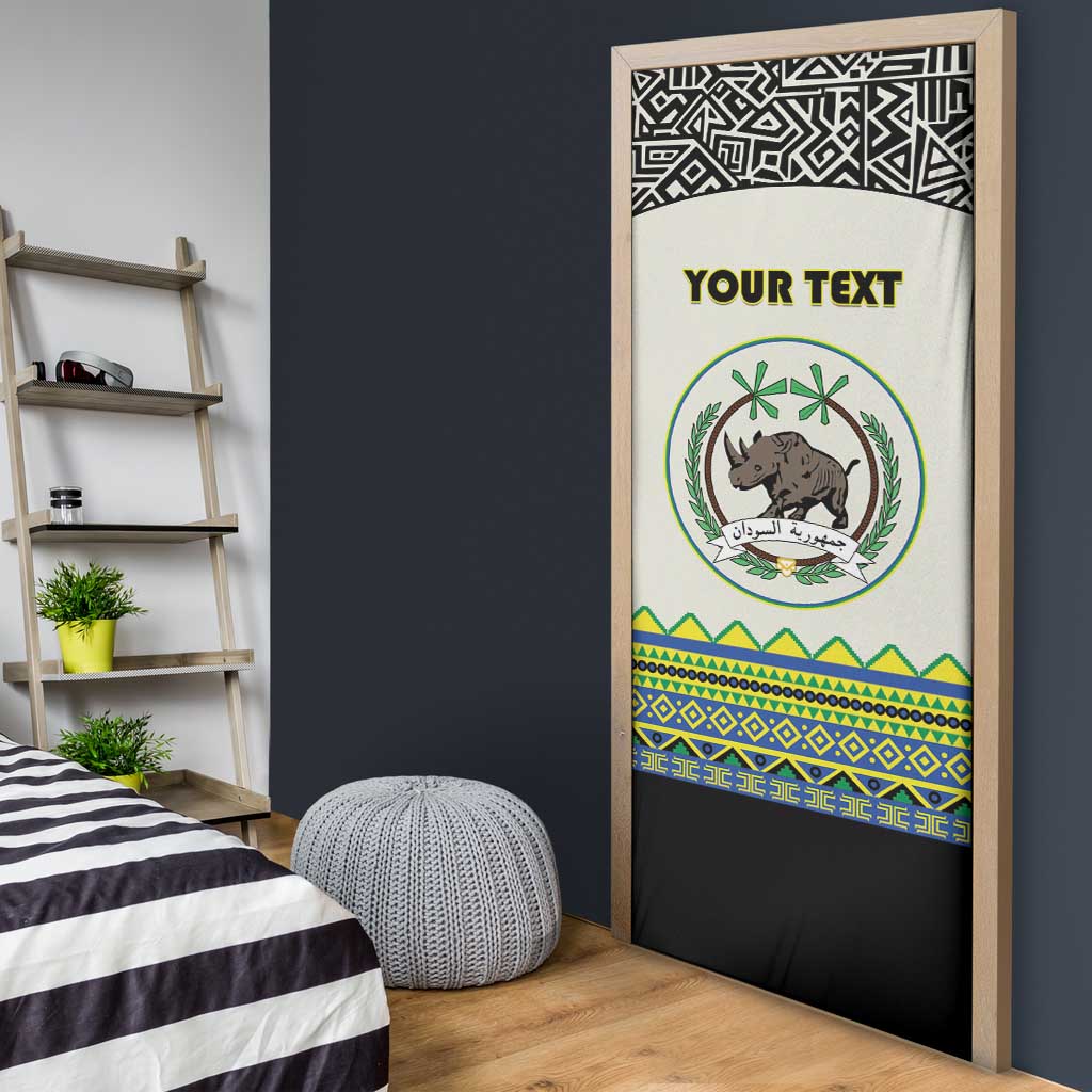 Sudan 1956-1970 Door Cover With African Pattern - Wonder Print Shop