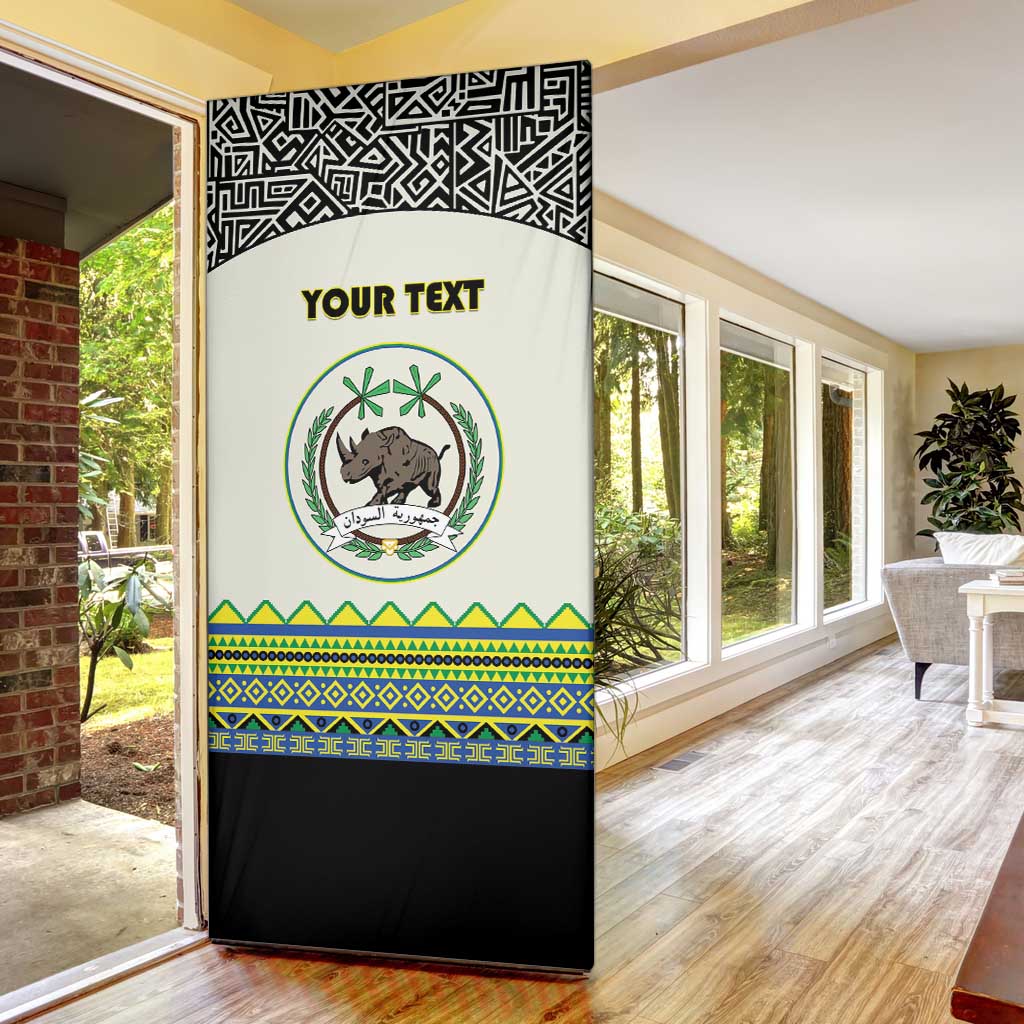 Sudan 1956-1970 Door Cover With African Pattern - Wonder Print Shop