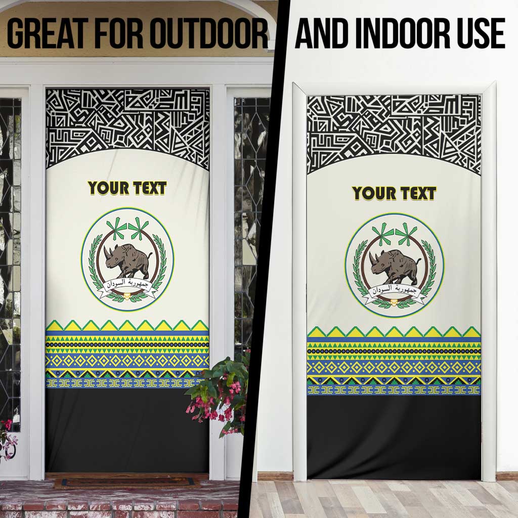 Sudan 1956-1970 Door Cover With African Pattern - Wonder Print Shop