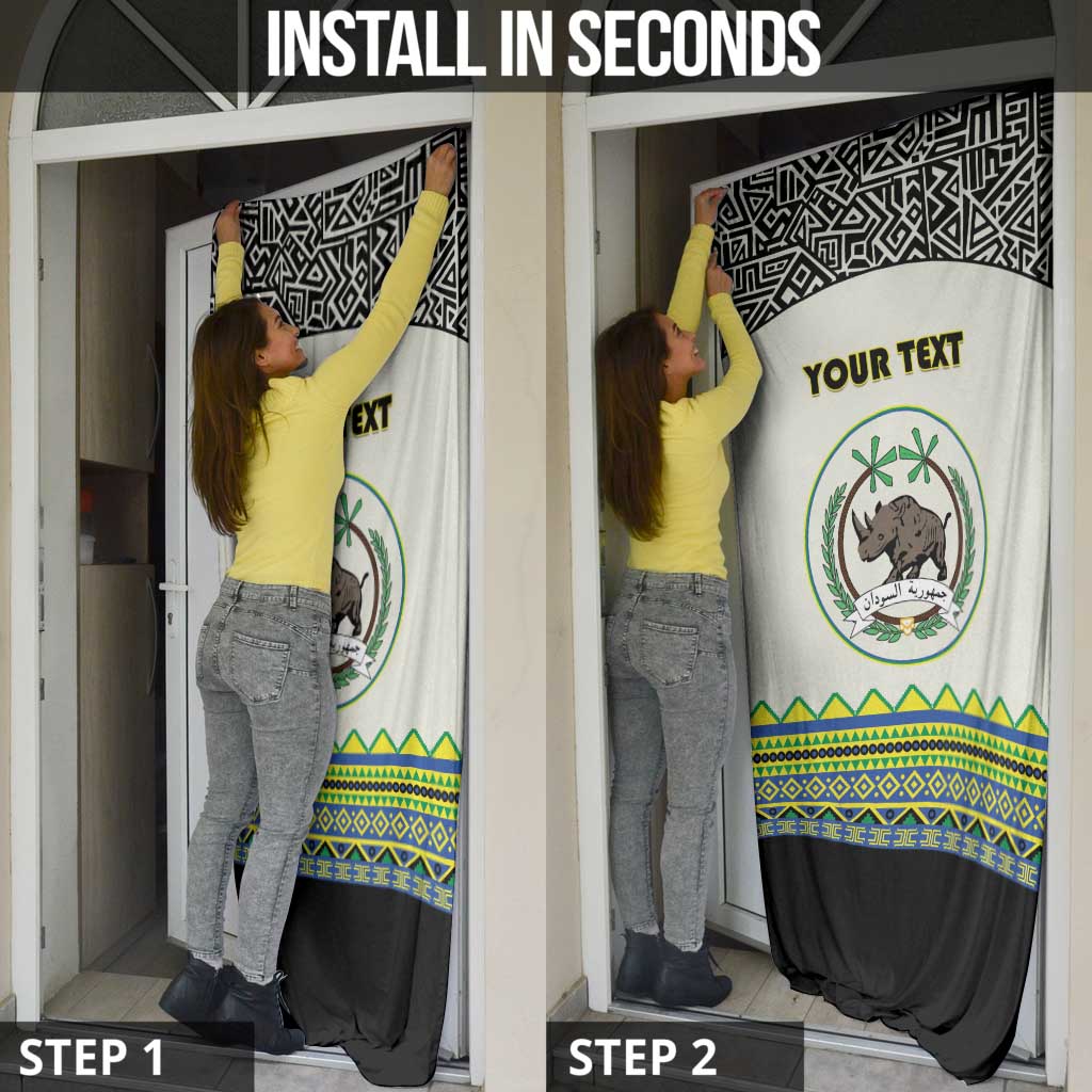 Sudan 1956-1970 Door Cover With African Pattern - Wonder Print Shop