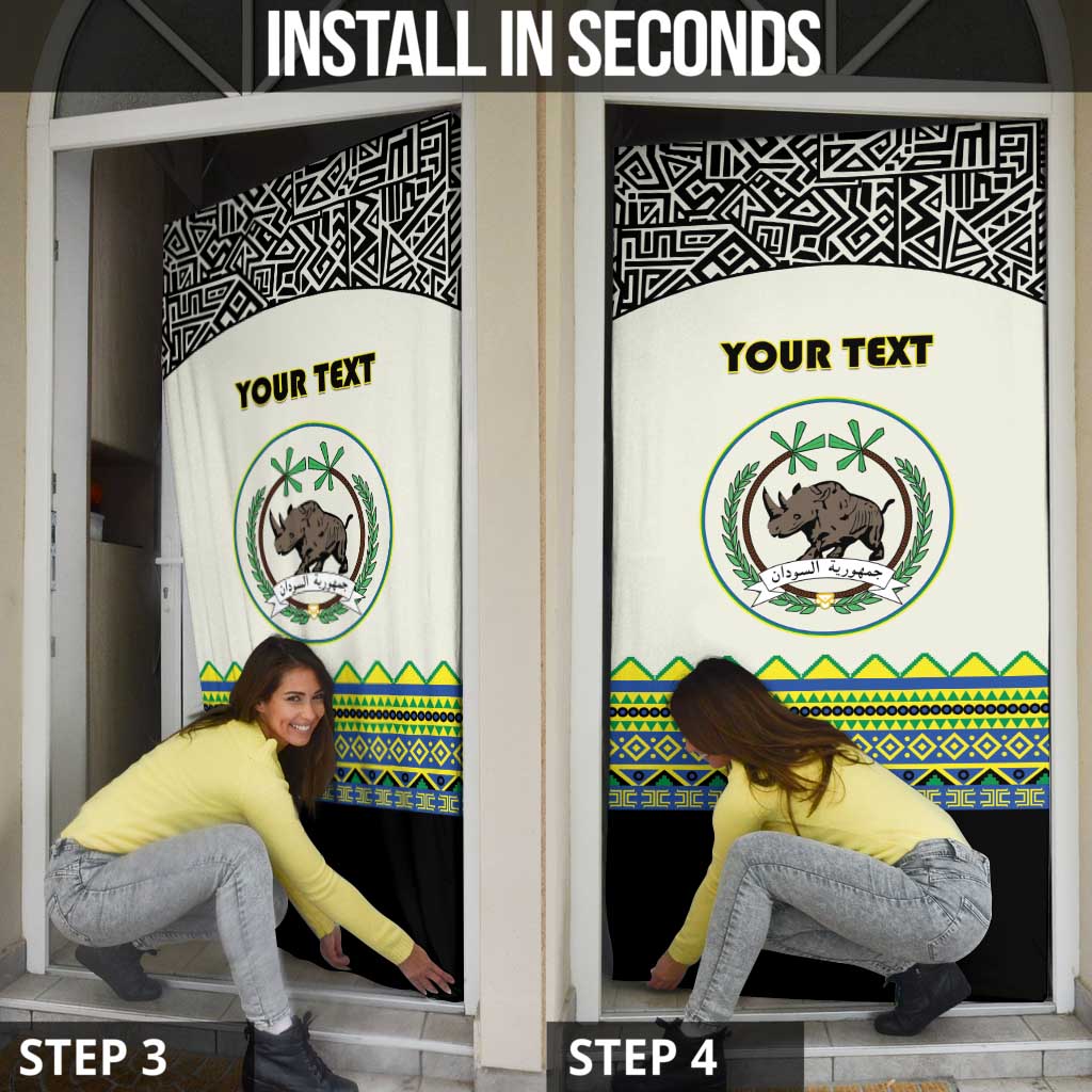 Sudan 1956-1970 Door Cover With African Pattern - Wonder Print Shop