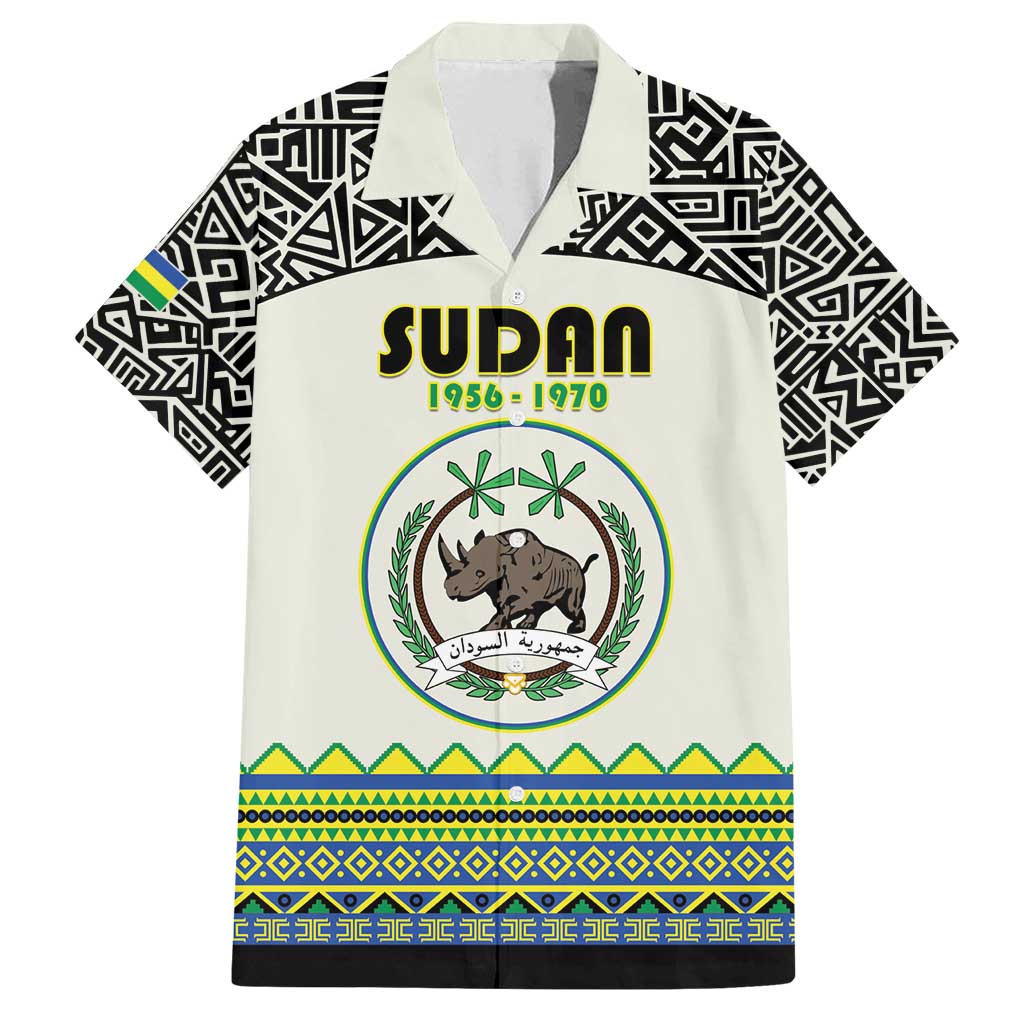 Personalized Sudan 1956-1970 Family Matching Long Sleeve Bodycon Dress and Hawaiian Shirt With African Pattern - Wonder Print Shop