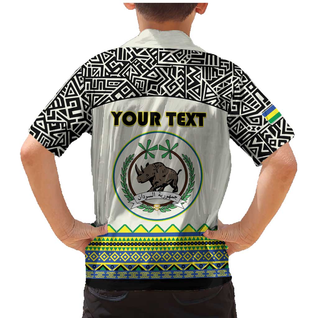 Personalized Sudan 1956-1970 Family Matching Mermaid Dress and Hawaiian Shirt With African Pattern - Wonder Print Shop